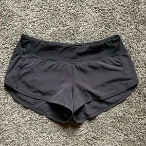 Lululemon Black Speed Up Low-Rise Lined Short 2.5"